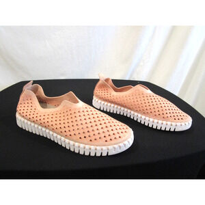 ILSE JACOBSEN Womens Hornbak Tulip Peach Pink Slip-on Shoes Women 36EU/5.5-6US